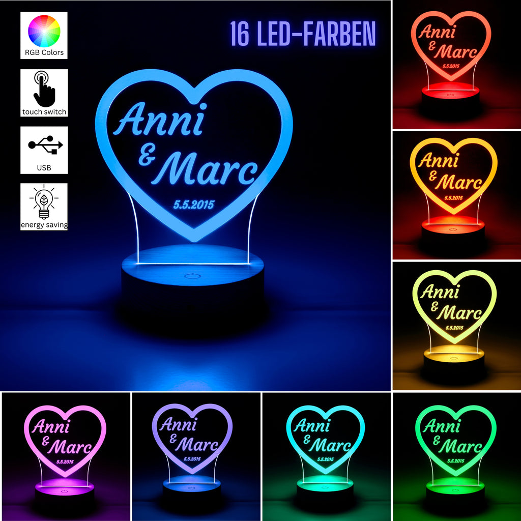 Premium Sockel für Acrylglas Nachtlichter Echtholz Buche 10 Stück