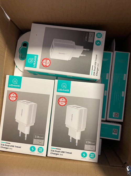 Kopie von USB Doppel Netzteil 12er Pack