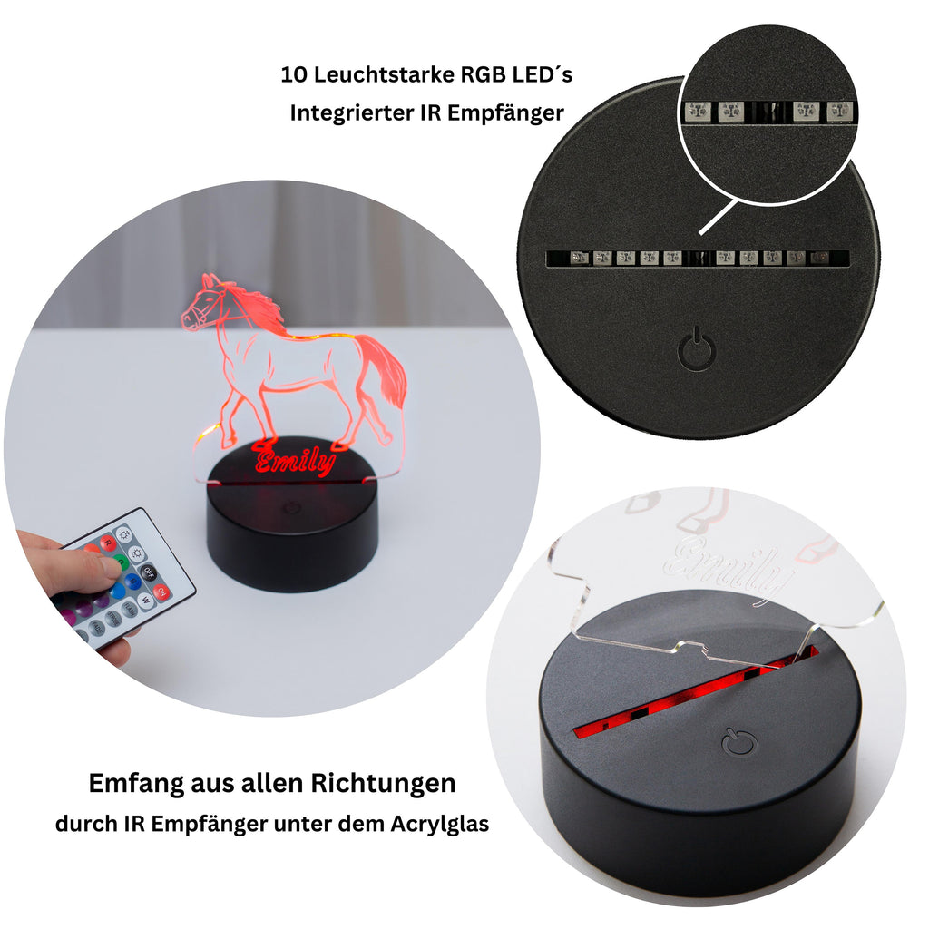 Premium Sockel für Acrylglas Nachtlichter 1 Stück